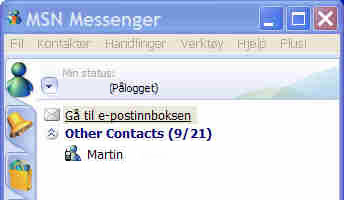 Martin online med Agile Messenger