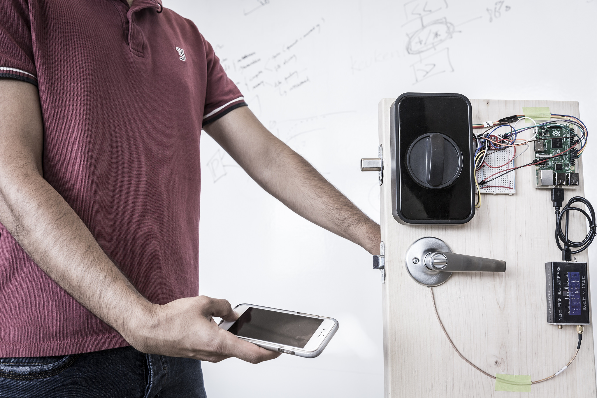 «On Body phone and smartlock system»